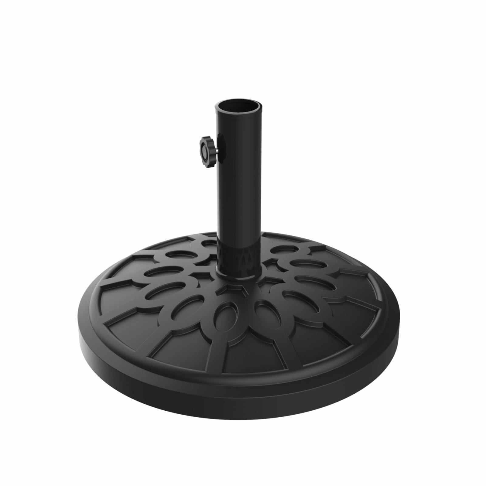 Classic Black Ornate Heavy Duty Umbrella Base