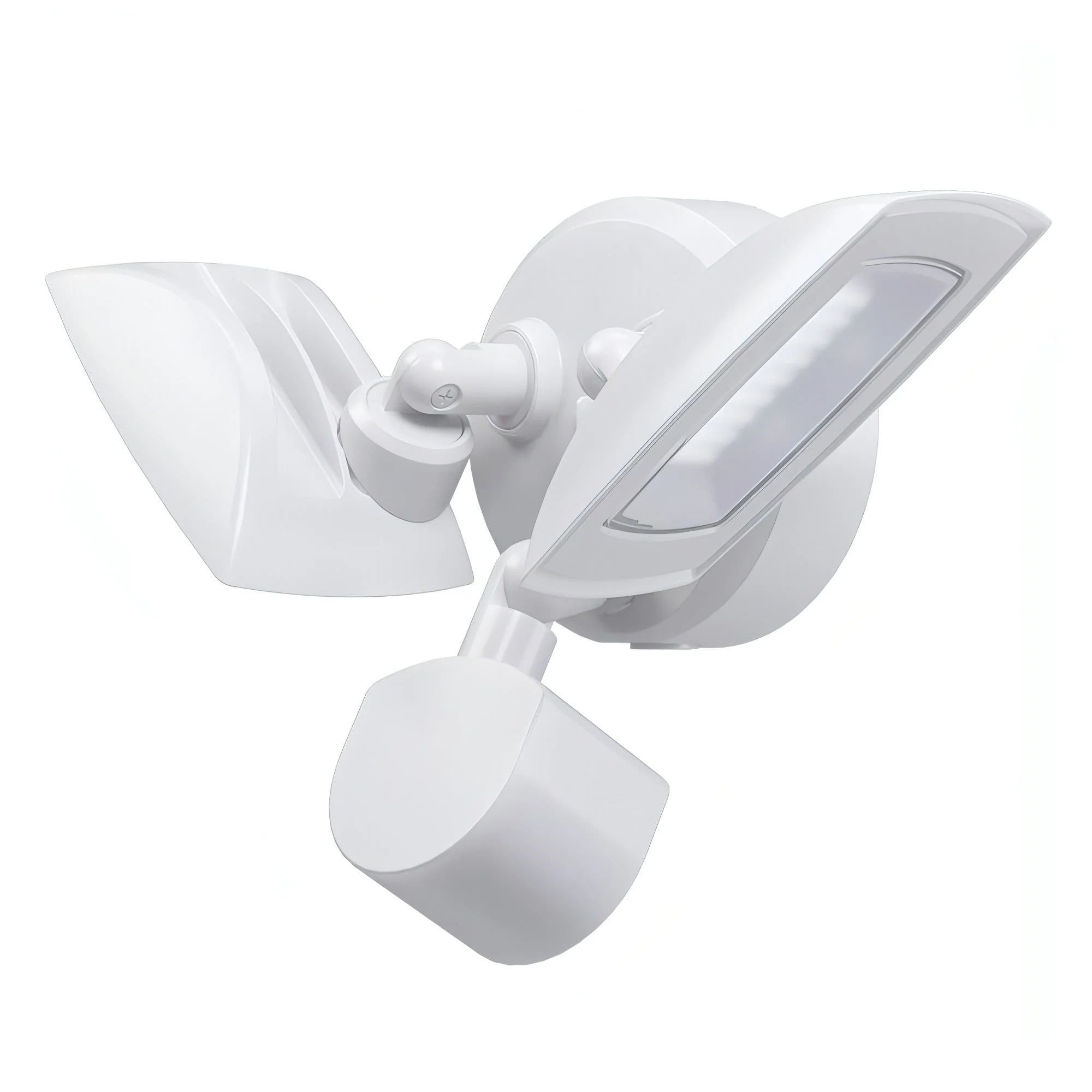 White LED Motion-Activated Twin Head Flood Light