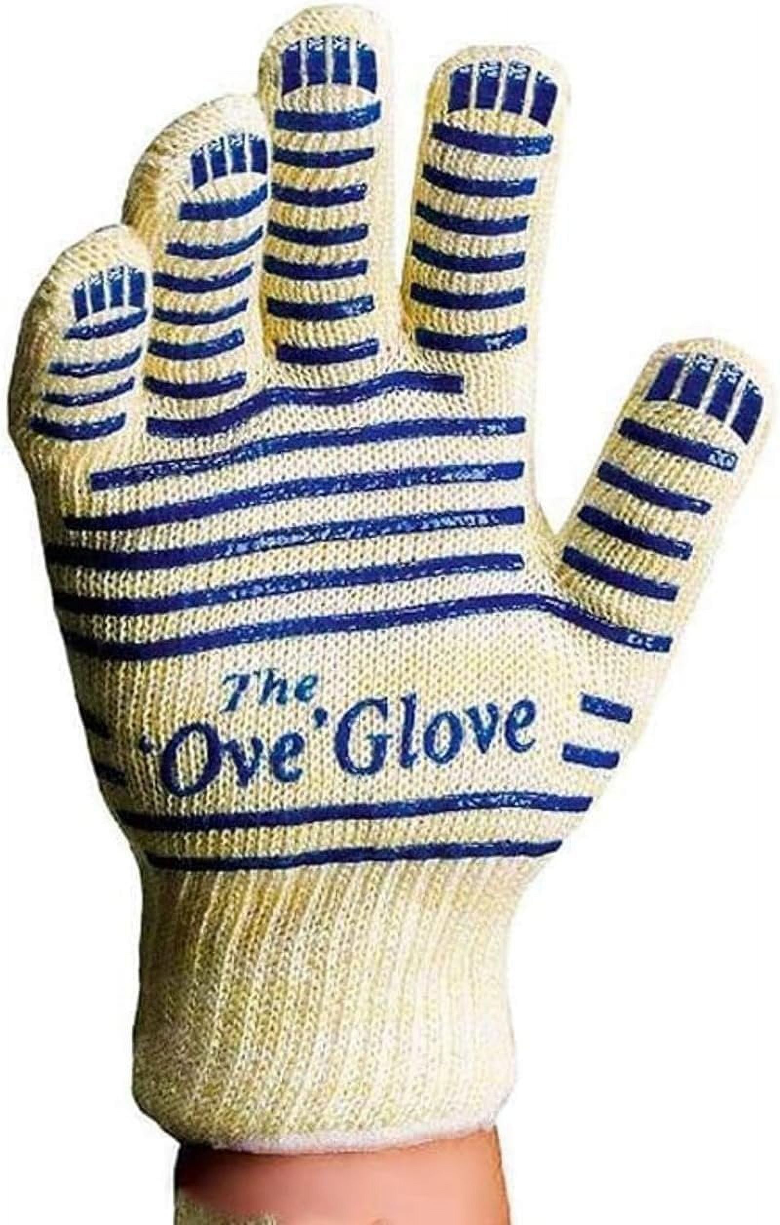 Heat Resistant Kevlar Oven Mitt with Silicone Grip