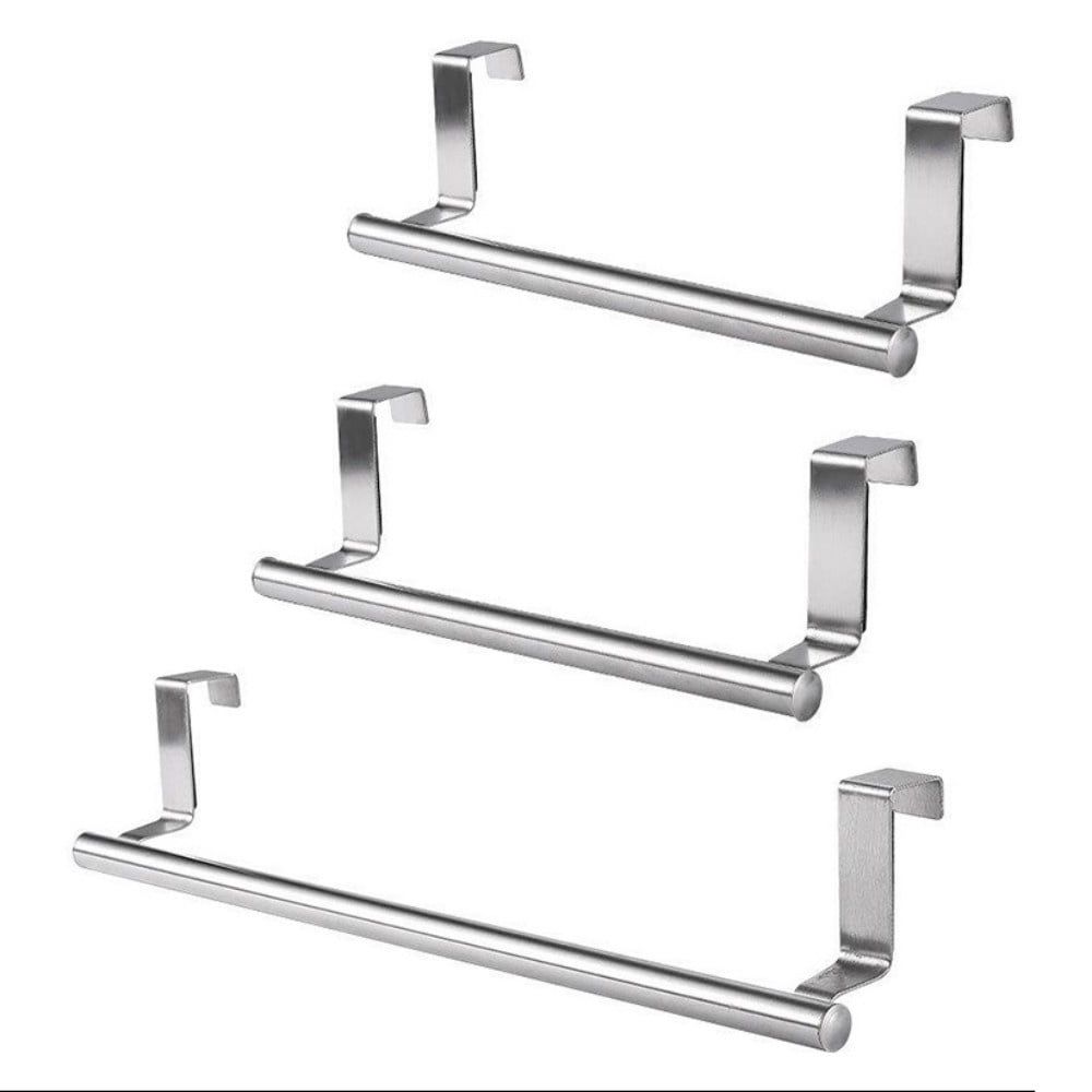 Stainless Steel Over Door Towel Rack Set, 2-Pack