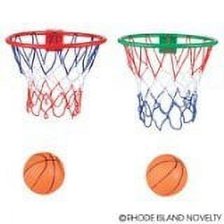 Over-the-Door Mini Basketball Hoop Set with Plastic Frame