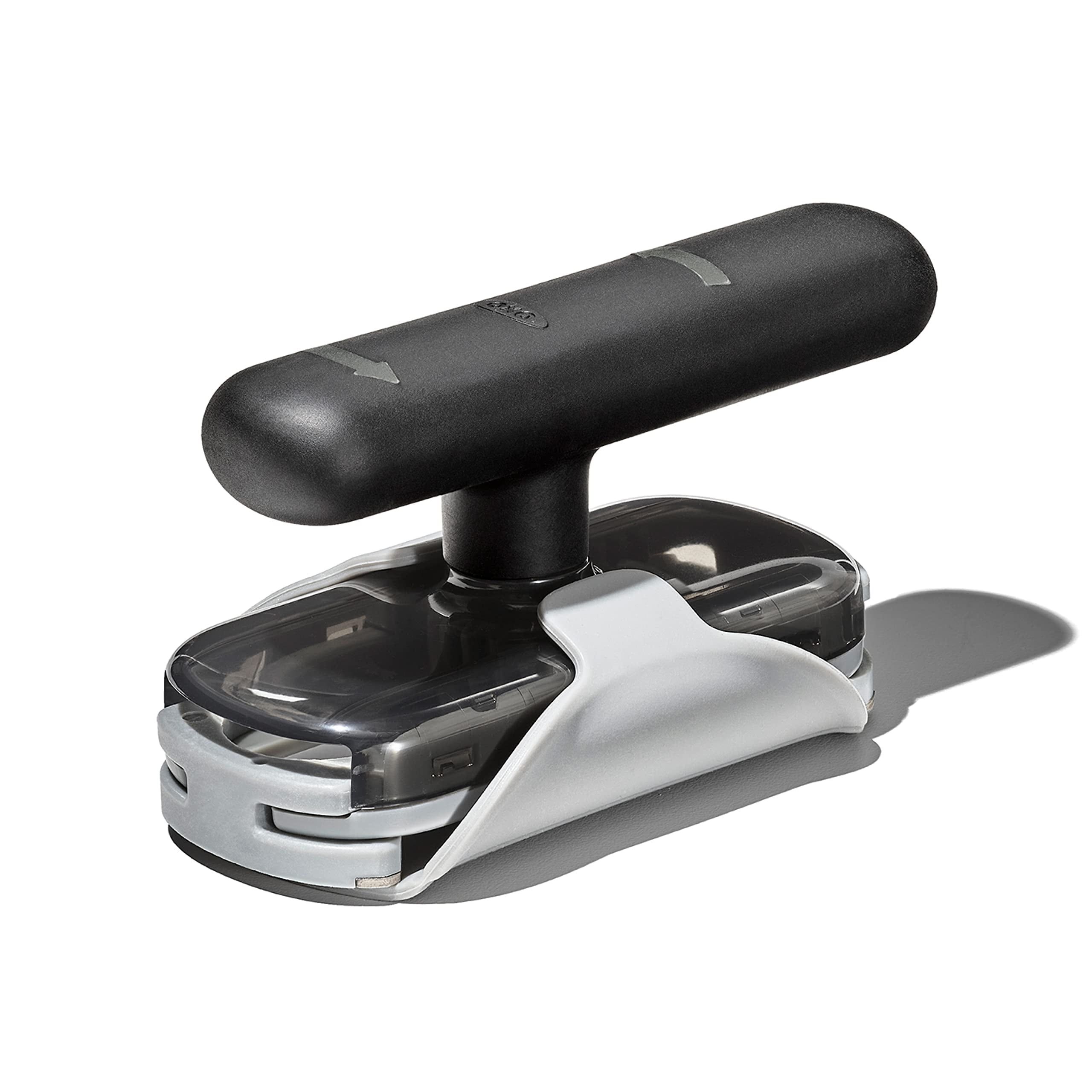 ErgoGrip Black Manual Jar Opener with Non-Slip Base Pad