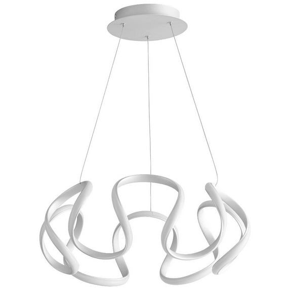 Silver Graphite Glass LED Indoor/Outdoor Pendant Light