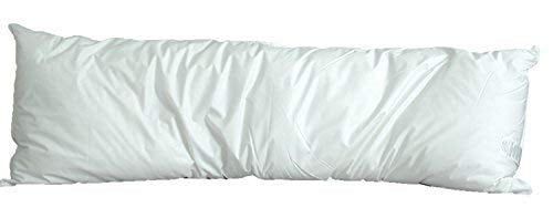 White Goose Down and Feather Body Pillow - 20" x 54"