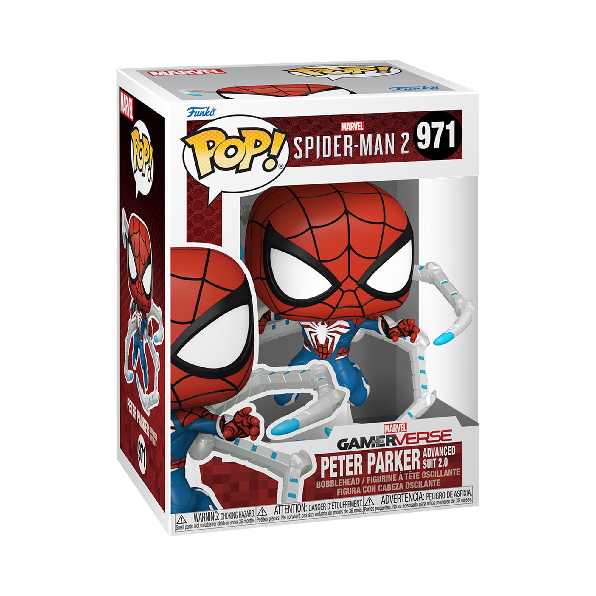 Spider-Man 2 Peter Parker Advanced Suit Funko Pop Figure