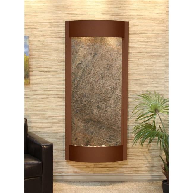 Pacifica Waters Woodland Brown Green Featherstone Wall Fountain