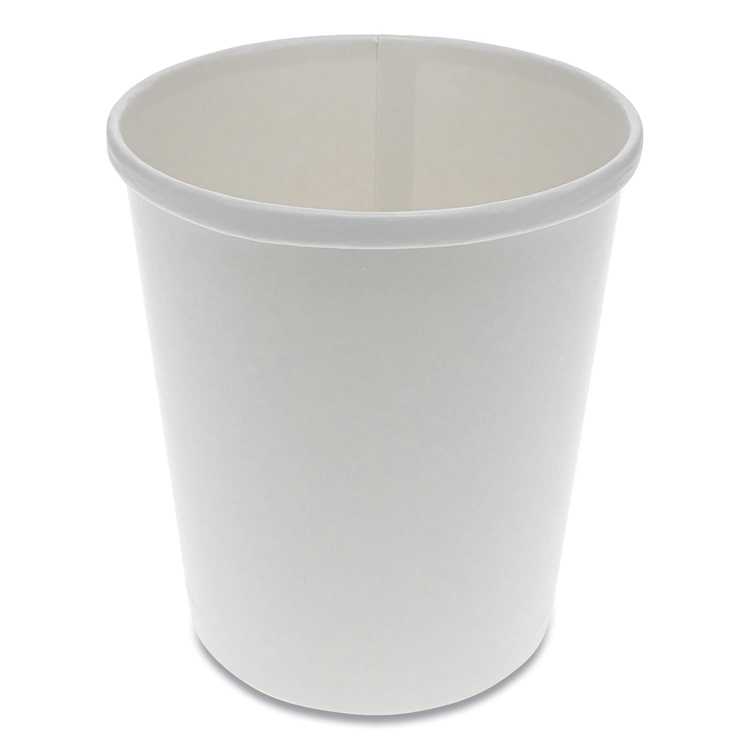 White 32 oz Paper Round Food Container