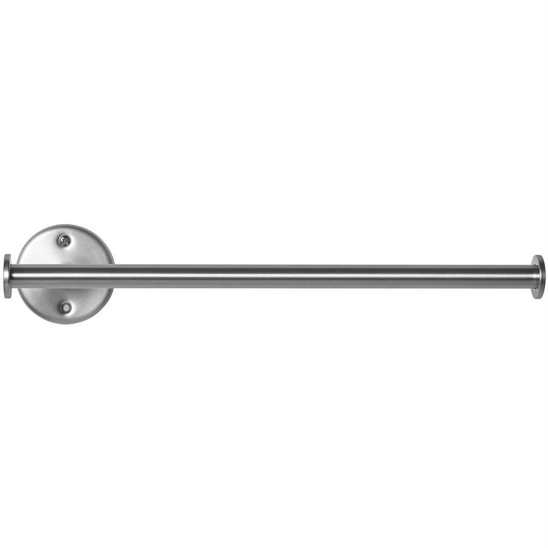 Brushed Nickel 14-Inch Wall Mounted Paper Towel Holder