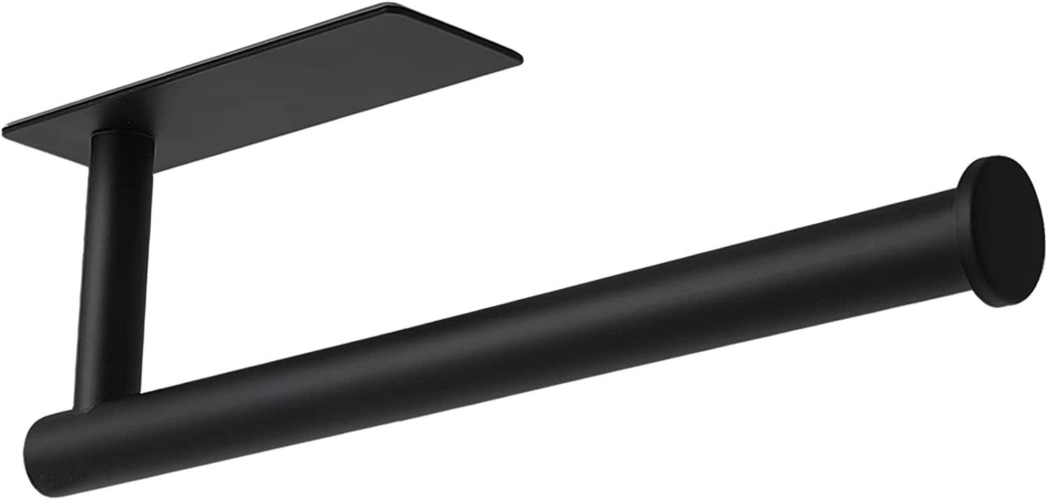 Matte Black Stainless Steel Under Cabinet Paper Towel Holder