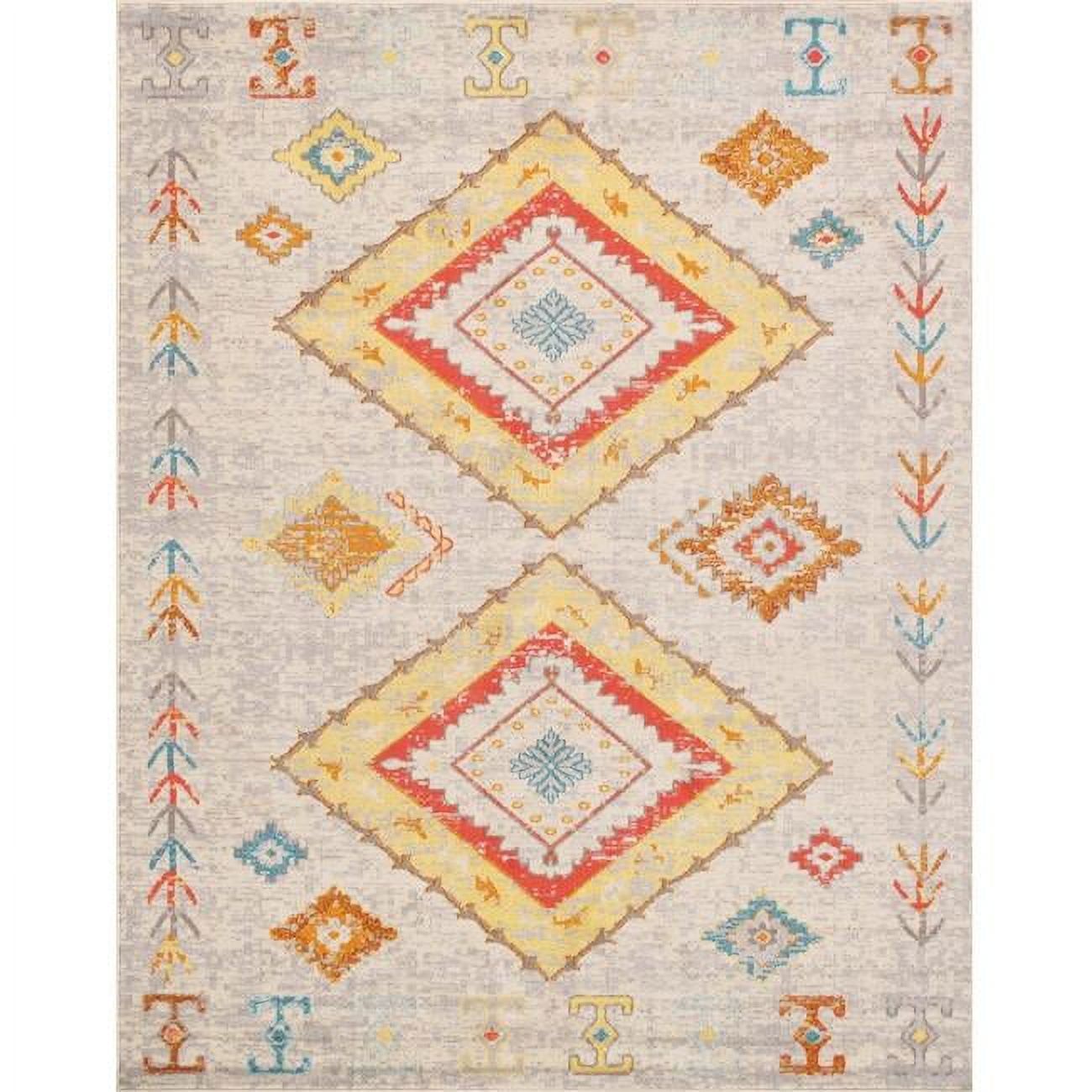 Luxurious Modern Edge Red Synthetic 2x3 Area Rug