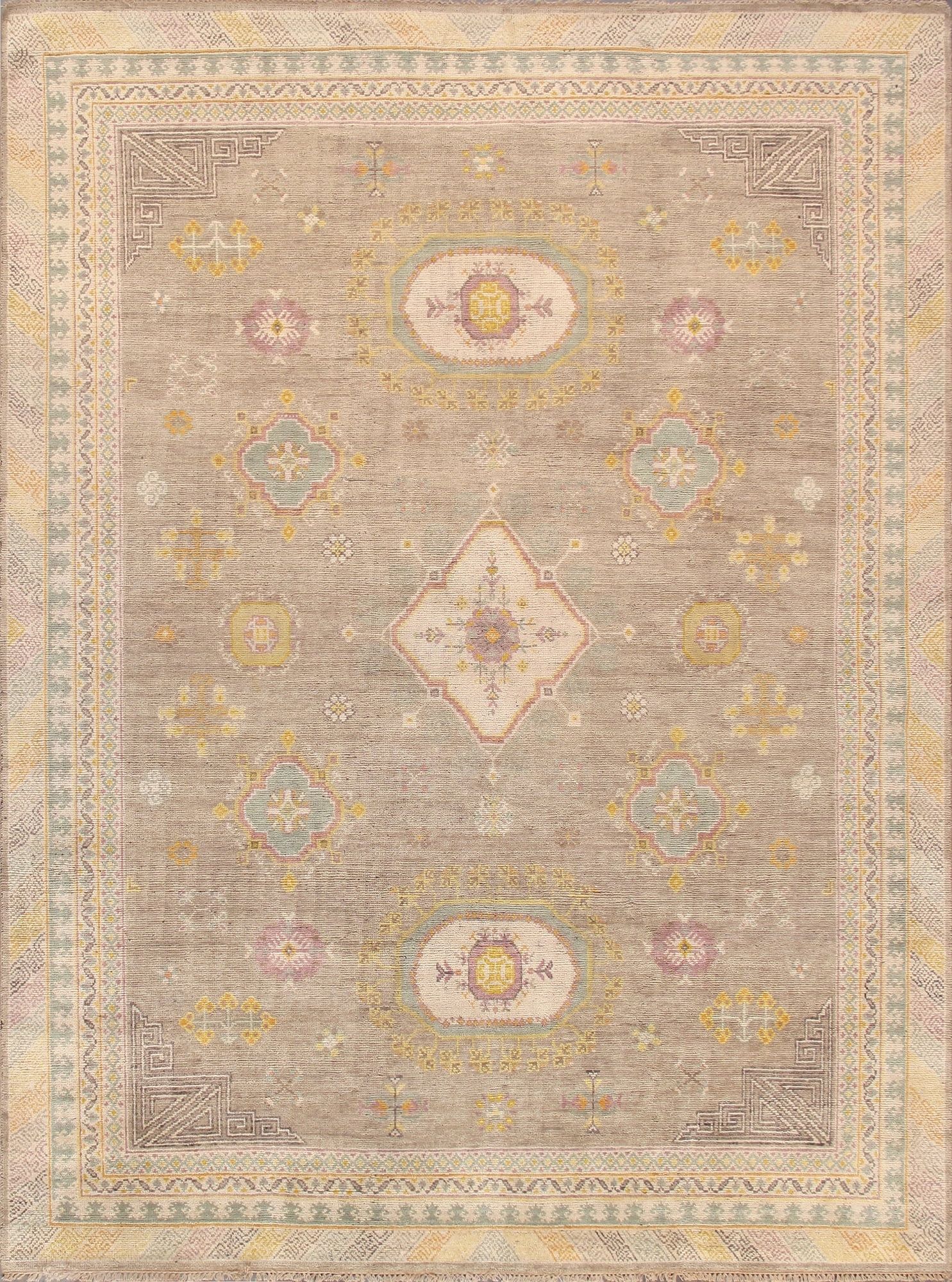 Azerbaijan Hand-Knotted Camel Wool Area Rug, 12' x 18'