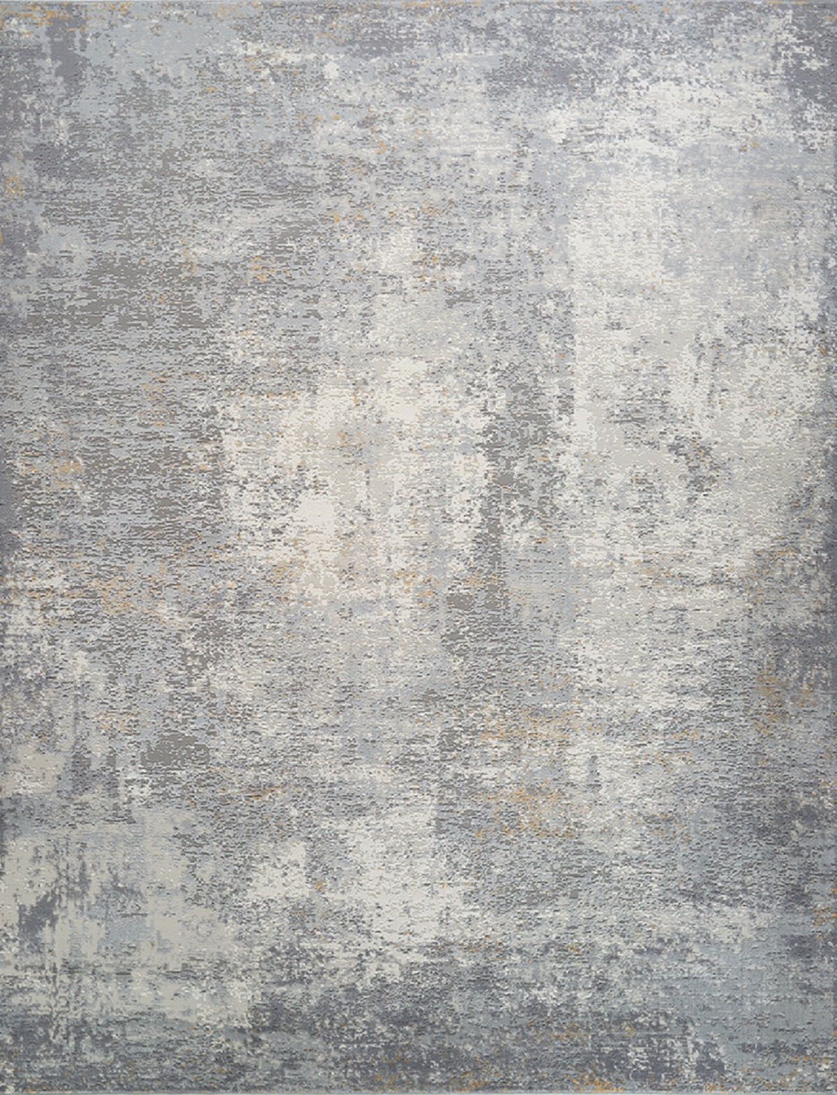 Stella Light Gray Synthetic Stain-Resistant Rectangular Area Rug