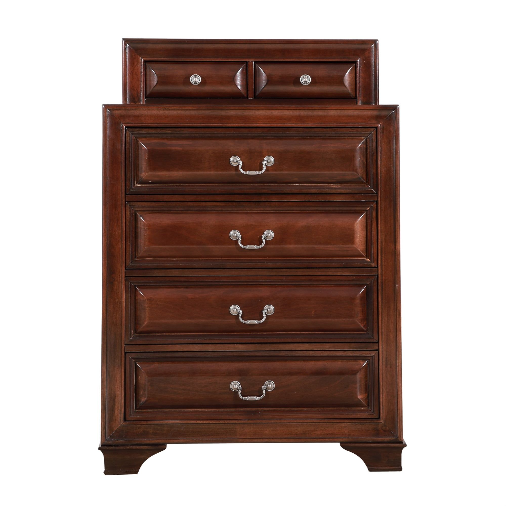 Cappuccino 7-Drawer Chest with Dovetail Drawers