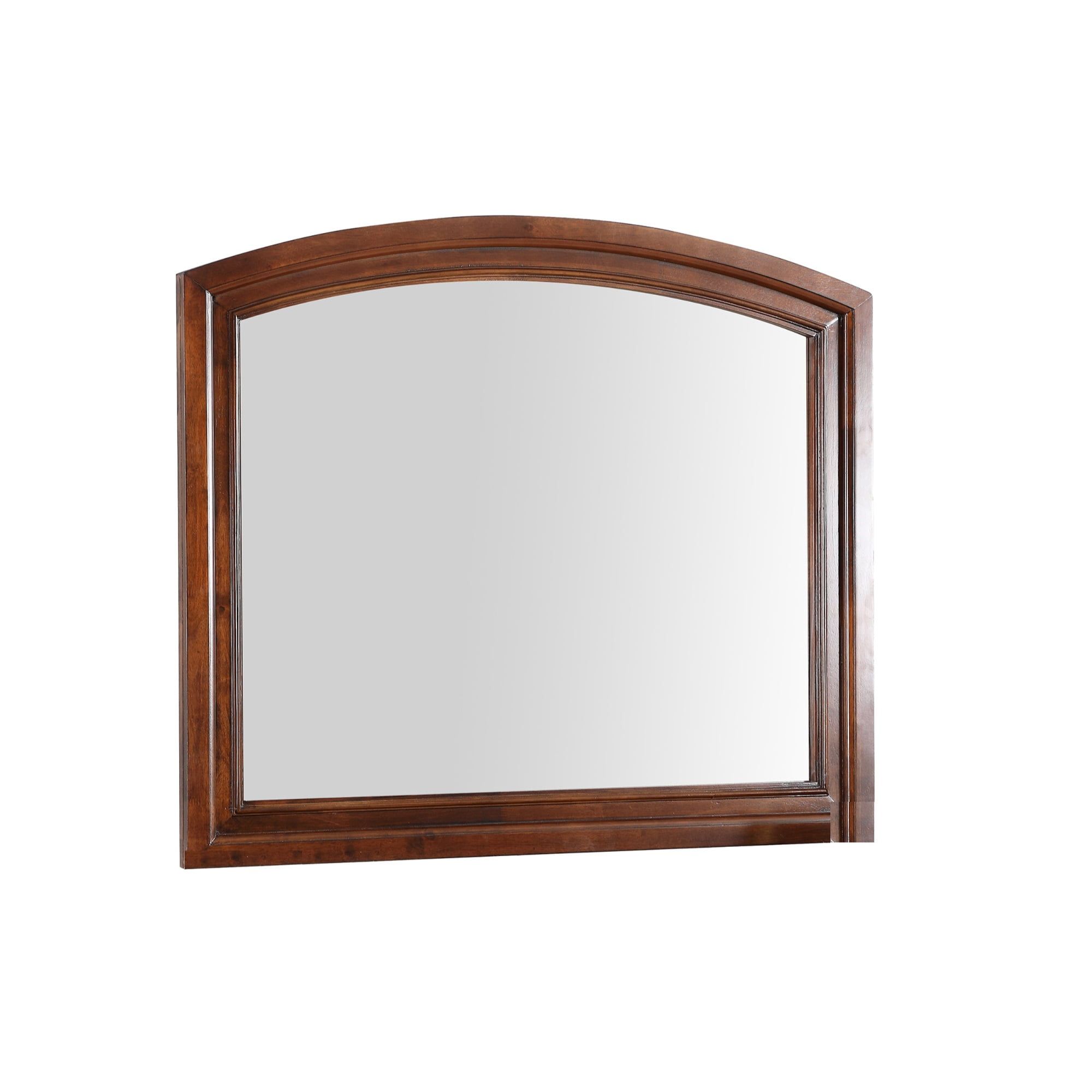 Meade 36" x 42" Modern Arch Wood Framed Dresser Mirror