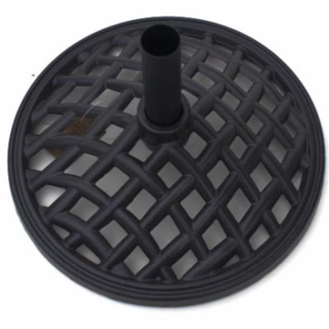 Black Cast Iron Outdoor Umbrella Base