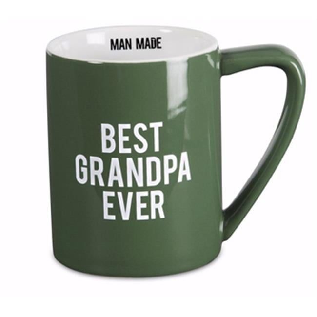 Green Ceramic Best Grandpa Ever 18oz Mug