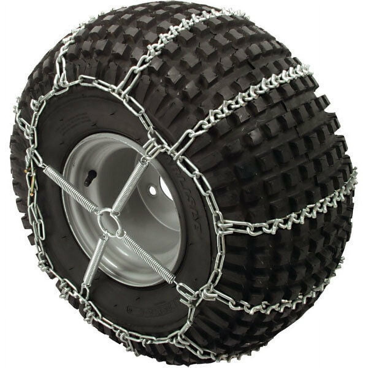 Ultimate Traction Zinc-Plated ATV V-Bar Tire Chains, Pair