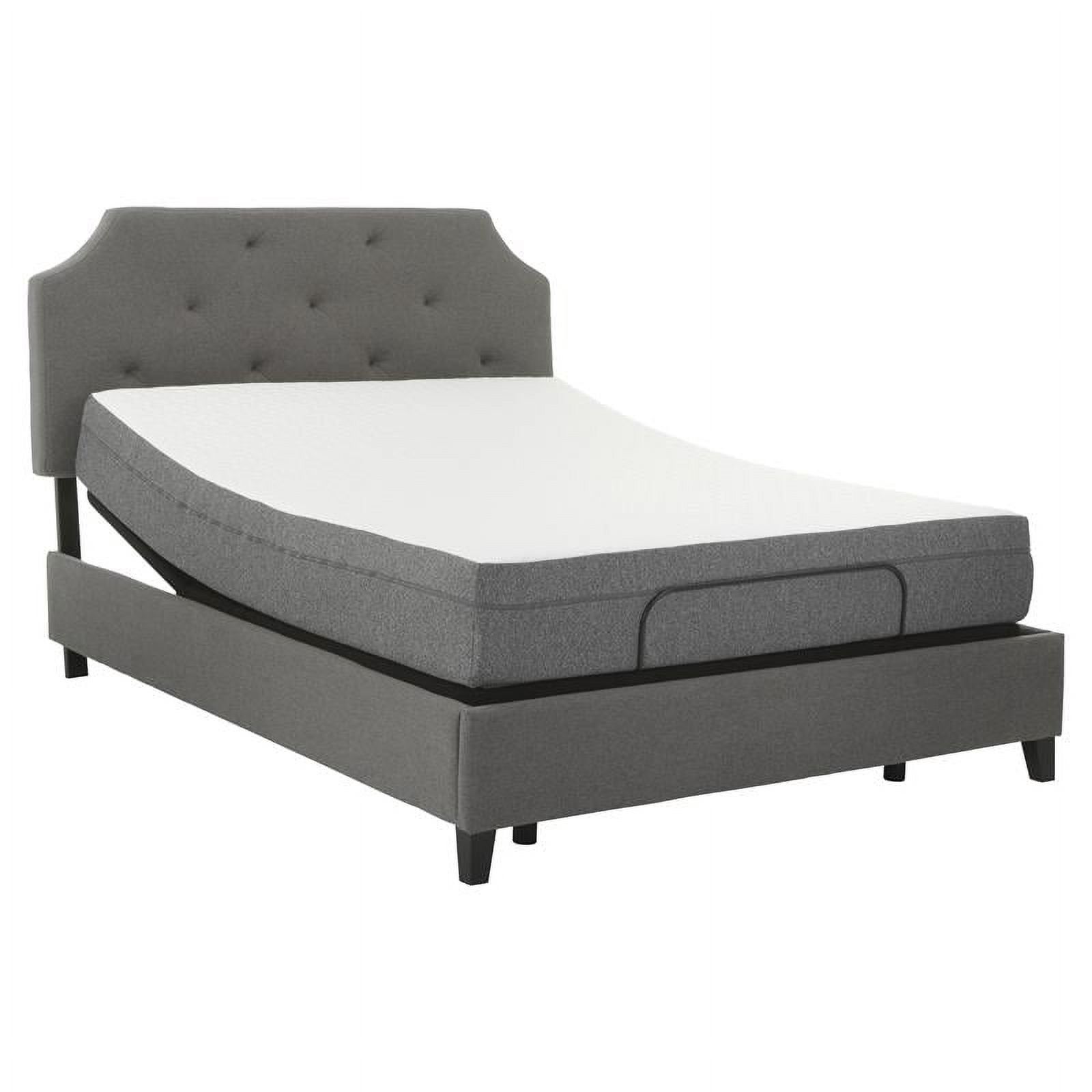 Elysian Queen 10" Gel Memory Foam Mattress with Metal Frame Base