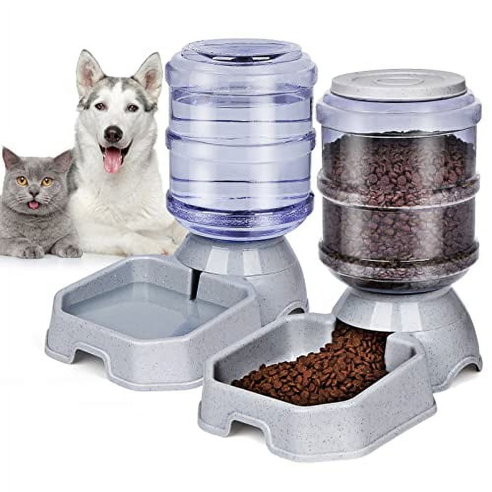 Automatic BPA-Free Gravity Pet Feeder and Water Dispenser