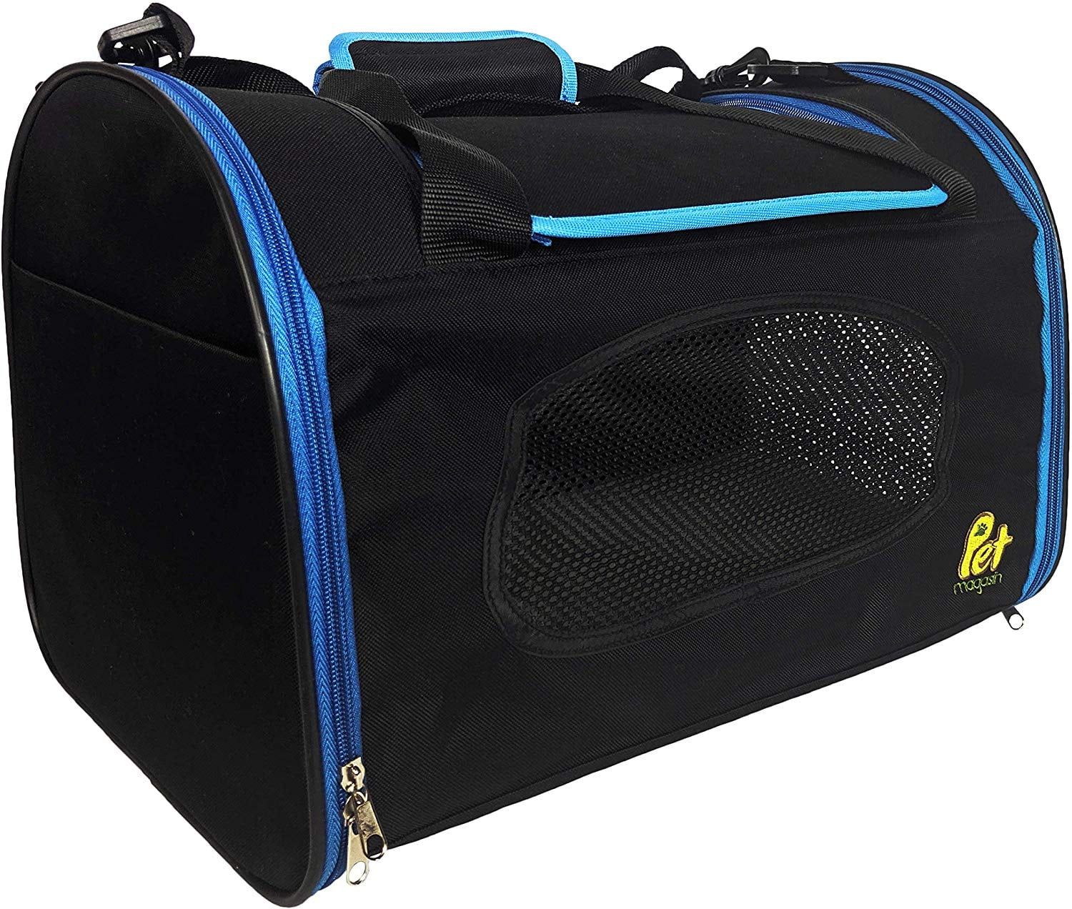 Small Airline Approved Blue Soft Sided Pet Carrier