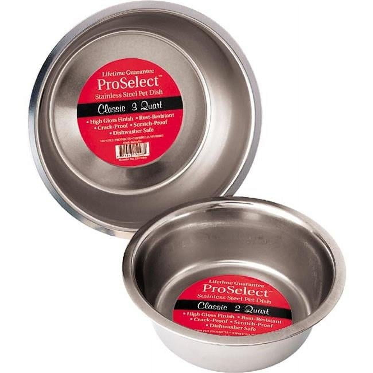 ProSelect 160 oz Stainless Steel Mirror Finish Dog Bowl