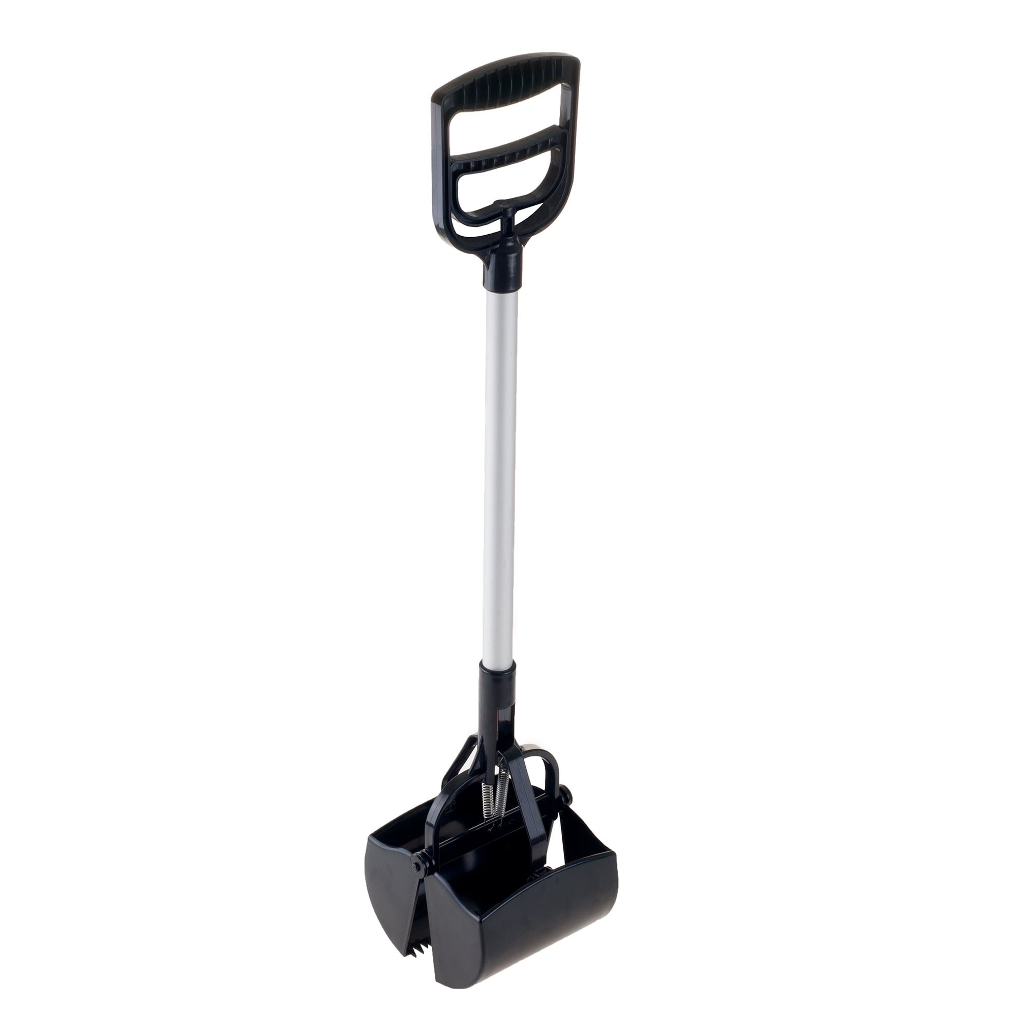 Black and Aluminum Long Handle Pet Pooper Scooper