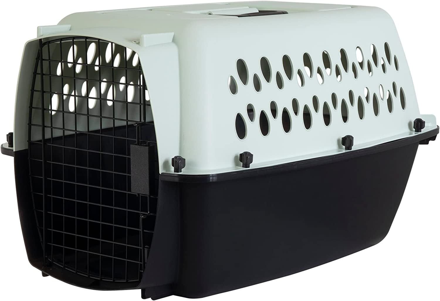 Black and Blue Plastic Airline Approved Pet Carrier