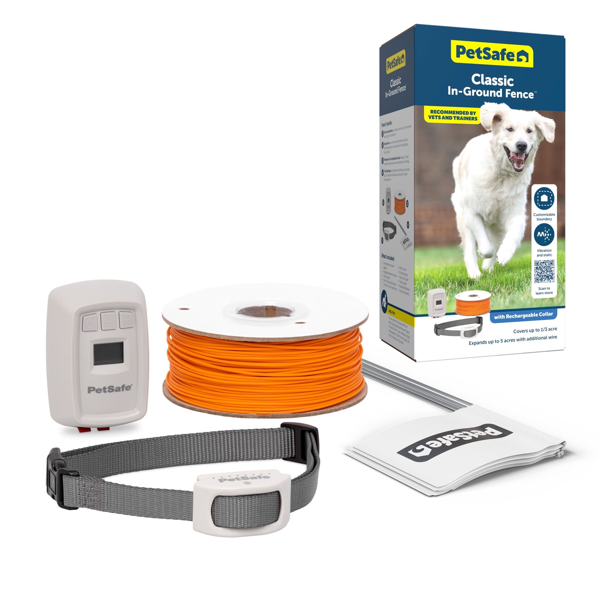 PetSafe Classic In-Ground Fence Kit with Rechargeable Collar