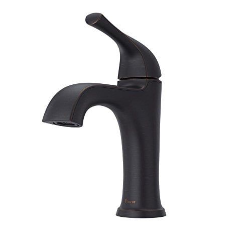 Tuscan Bronze Single-Handle High Arc Bathroom Faucet