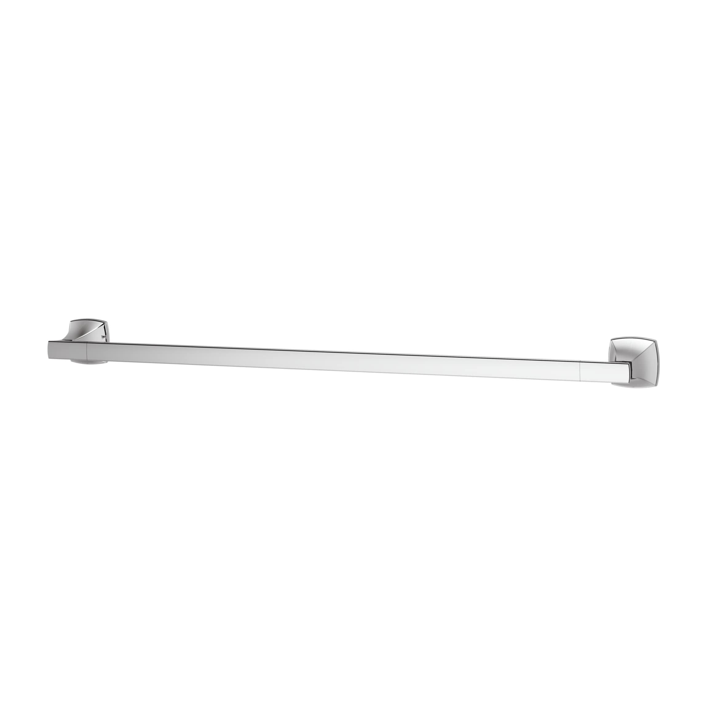 Polished Chrome 18-Inch Wall-Mounted Towel Bar