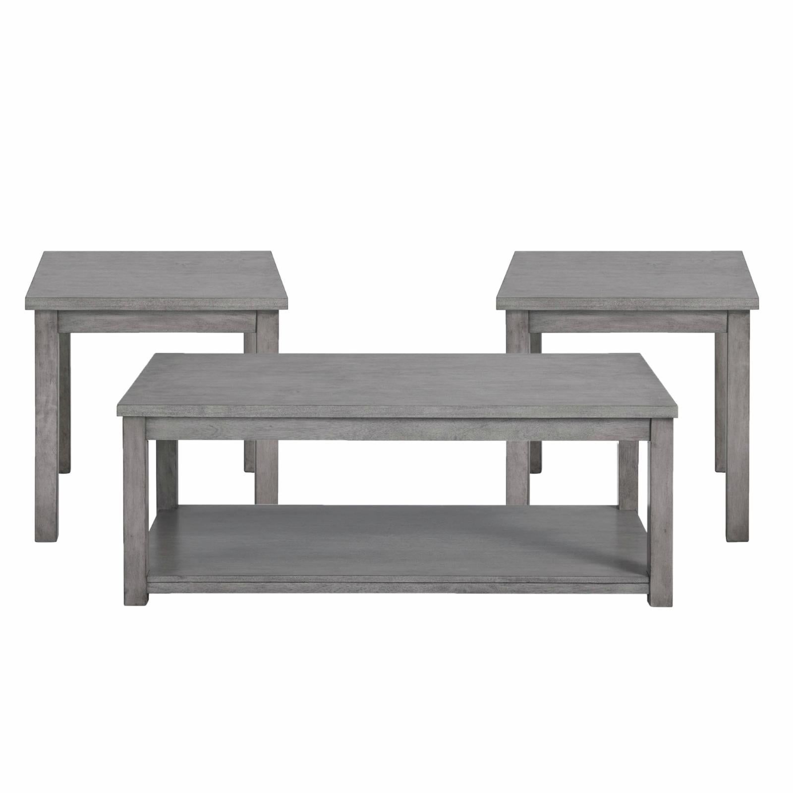 Rhys Gray Rectangular Transitional Occasional Table Set