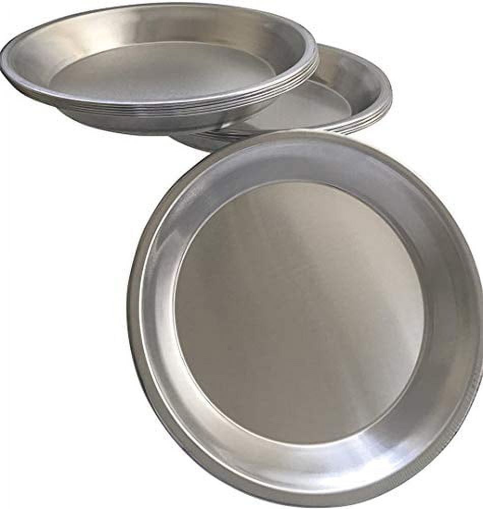 Set of 10 Aluminum 9-Inch Pie Plates