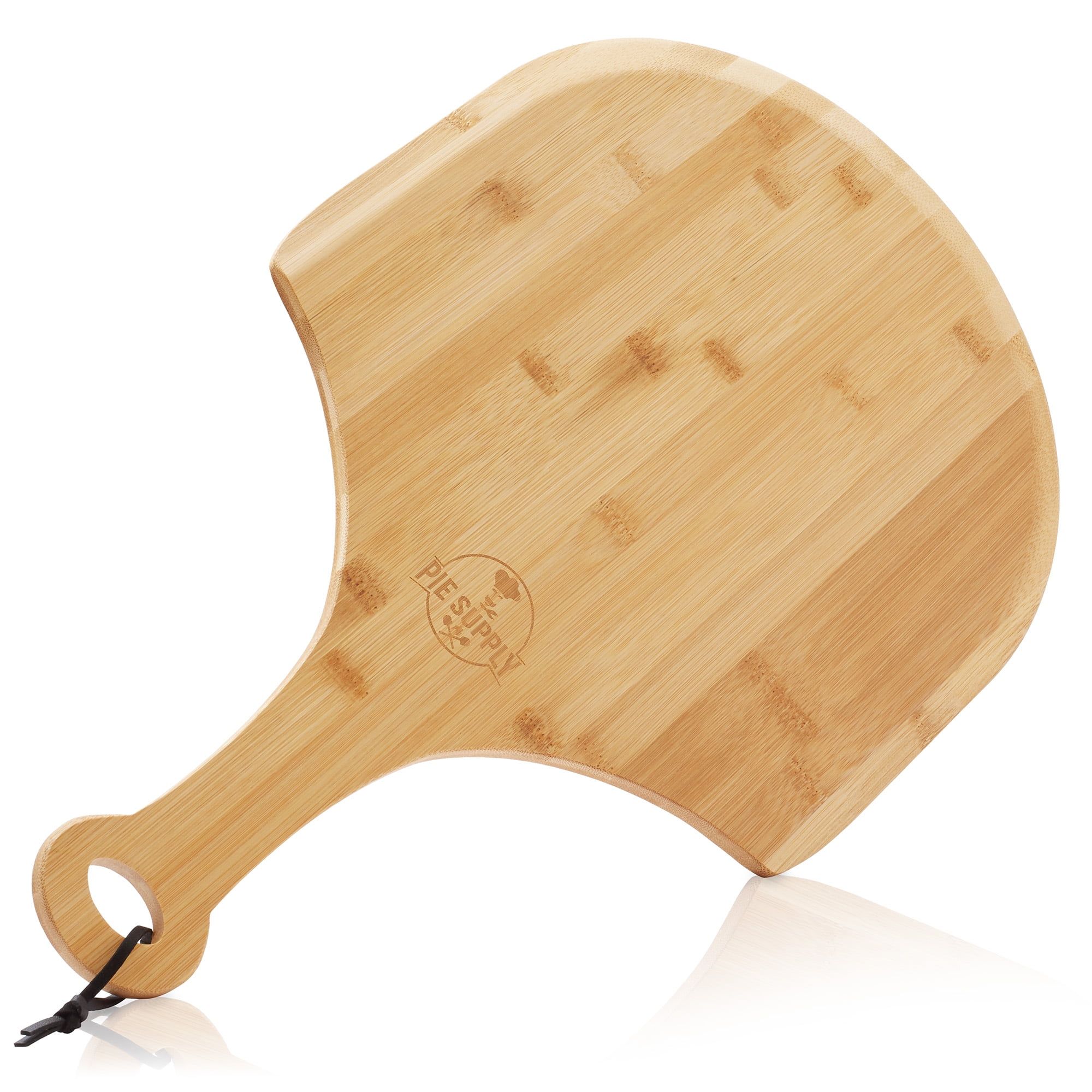 12-Inch Natural Bamboo Pizza Peel with Handle