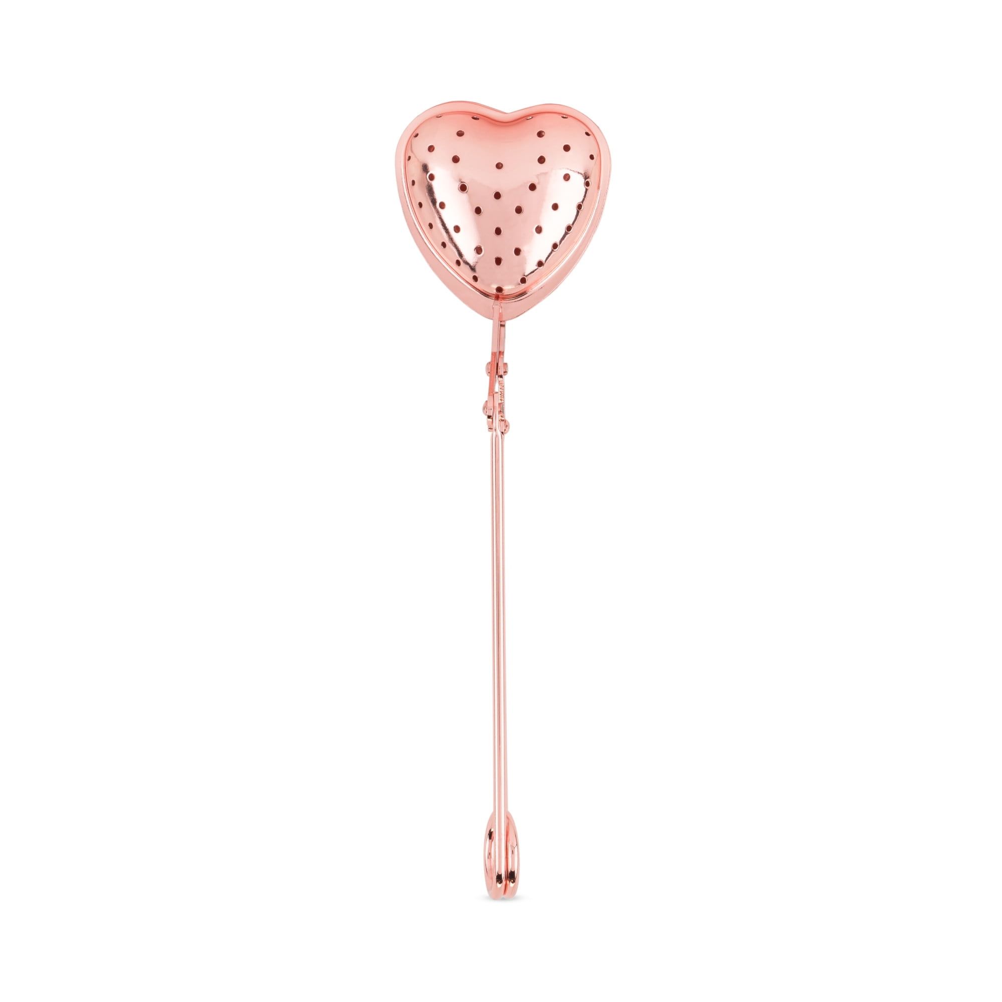 Rose Gold Heart Shaped Stainless Steel Tea Infuser