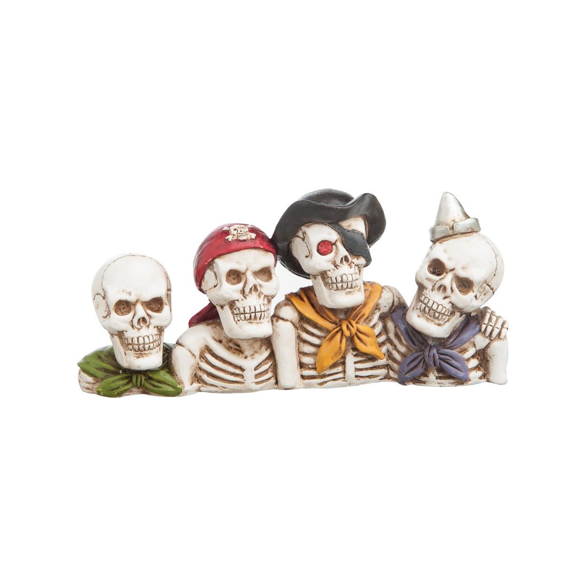 Halloween Skeleton Pirates Resin Figurine