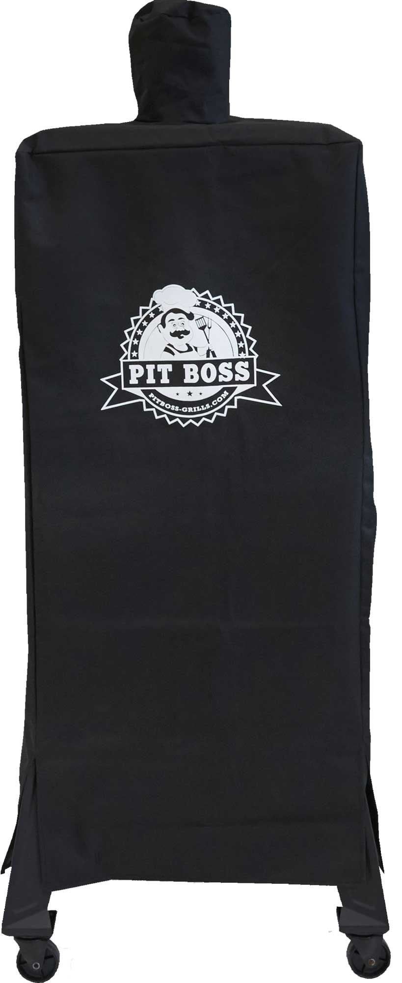 Pit Boss Black PVC-Backed Polyester Vertical Smoker Cover