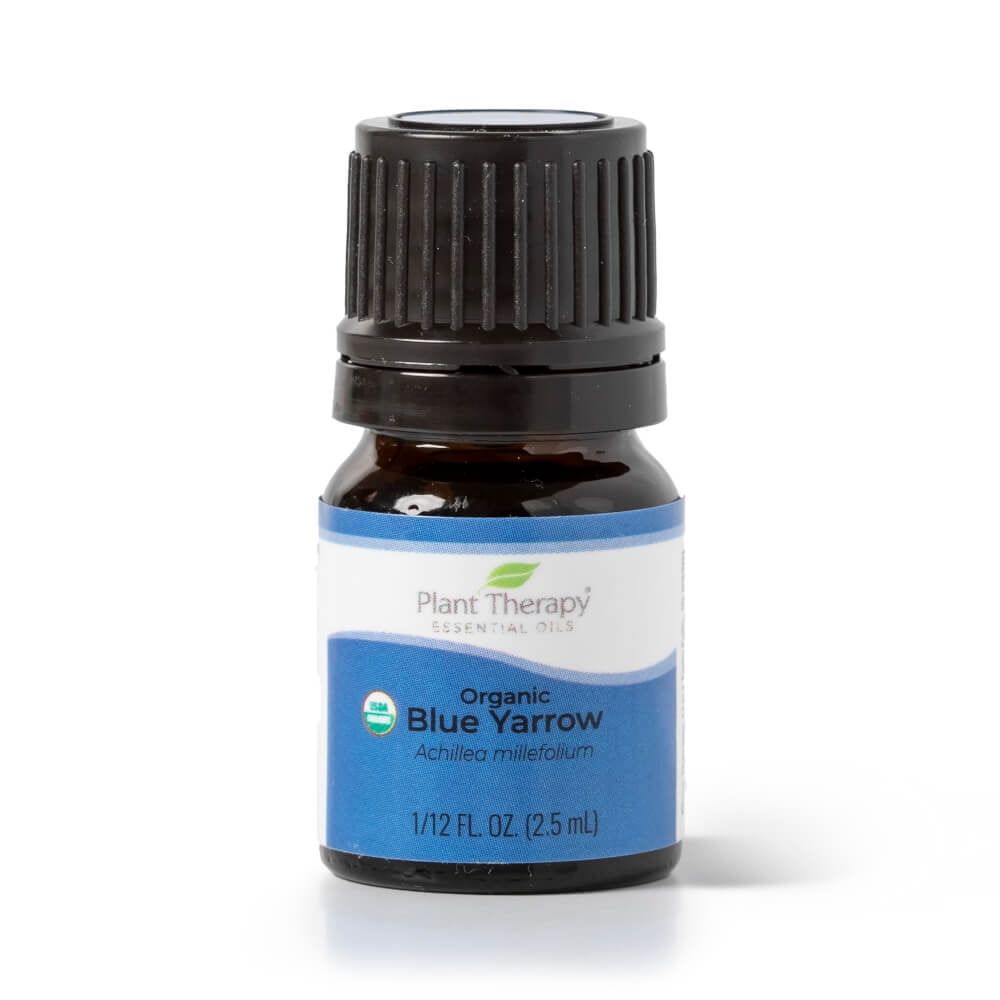 Organic Blue Yarrow Essential Oil 2.5 mL Bottle