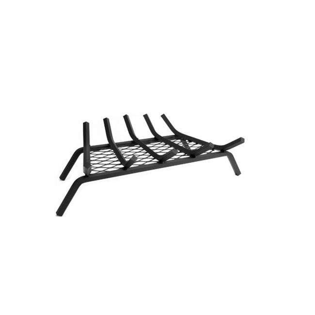 Pleasant Hearth 6 in. Black Steel 5-Bar Fireplace Grate