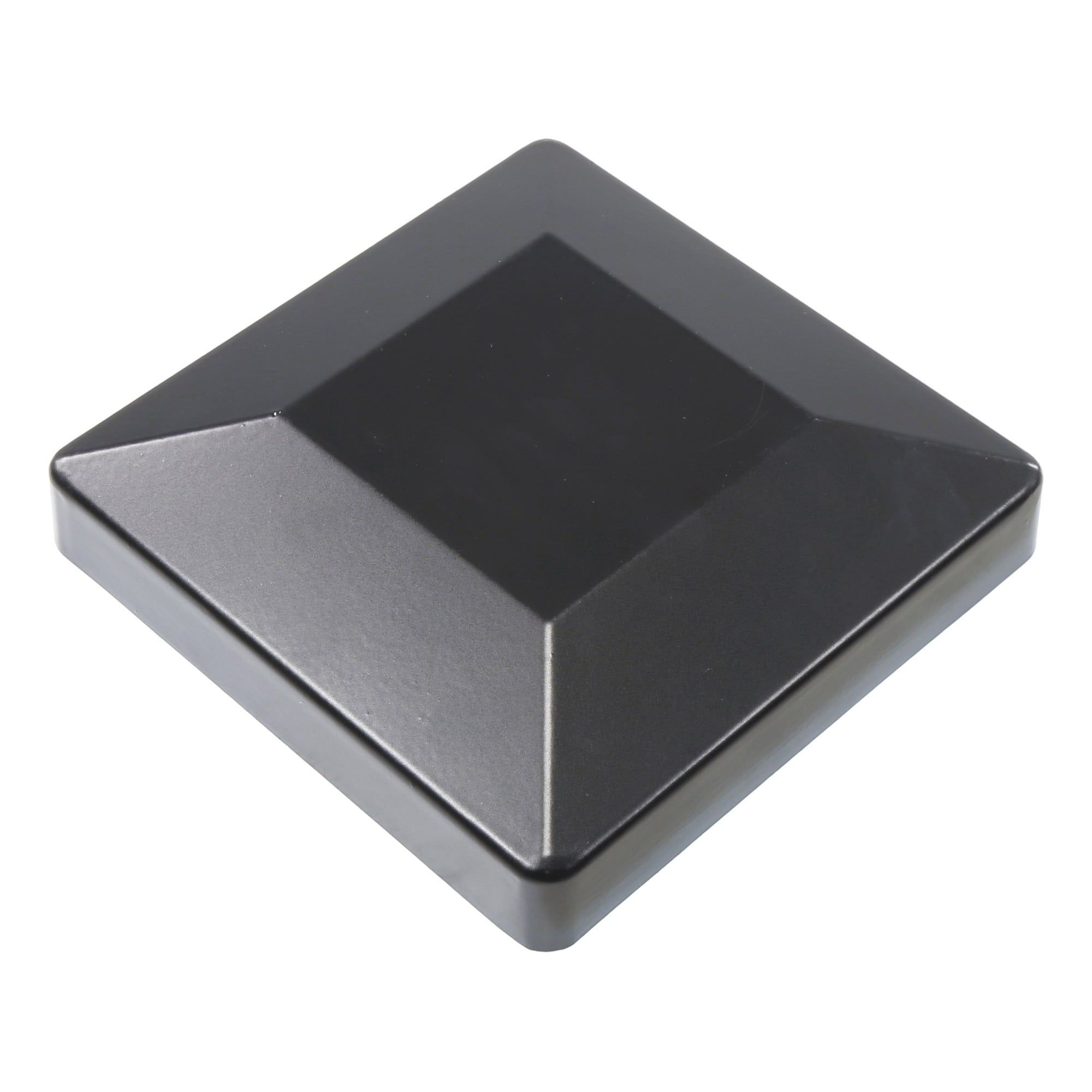 Black Aluminum 6" x 6" Square Post Cap