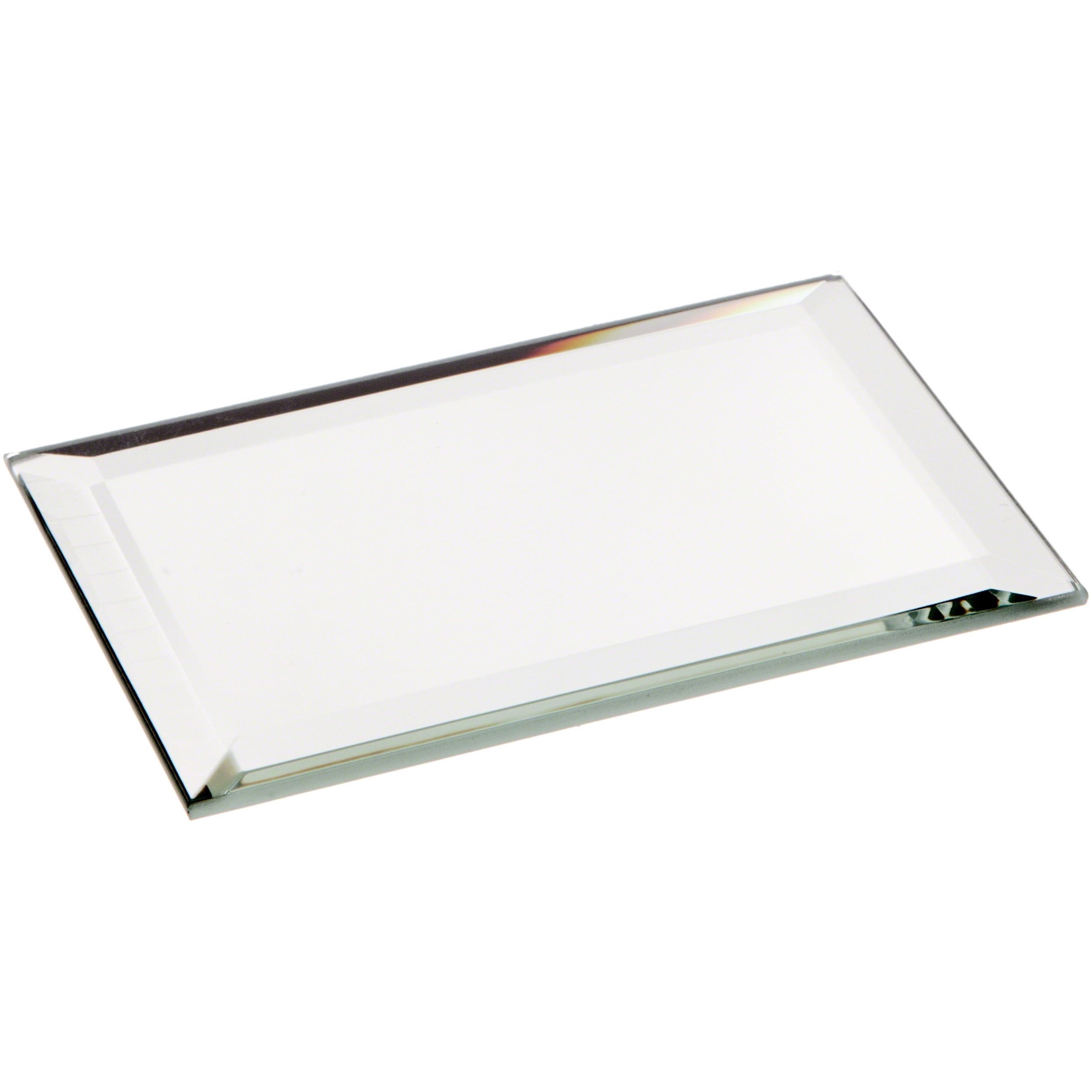 Plymor 2x3 Inch Rectangular Beveled Glass Mirror Set