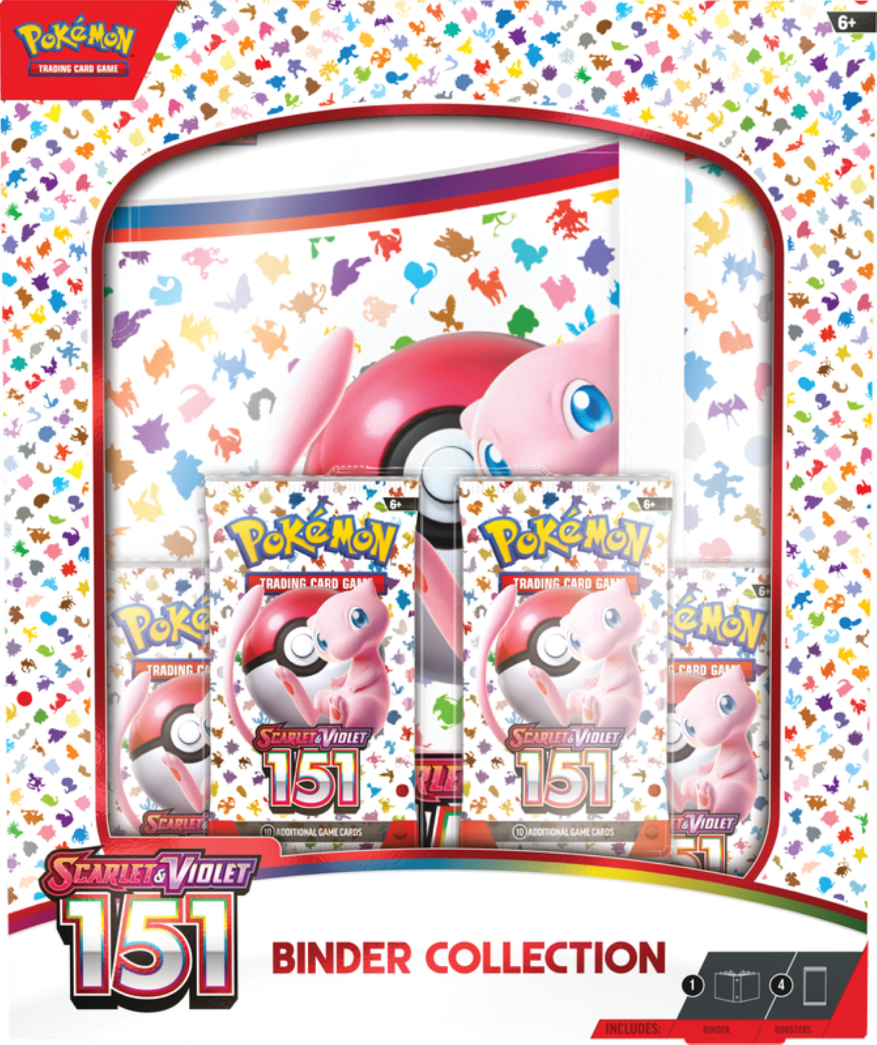 Scarlet & Violet 151 Pokemon TCG Binder Collection with Booster Packs