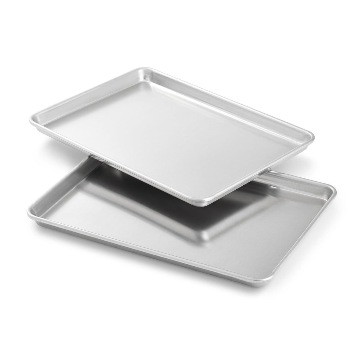 Heavy-Duty Aluminum 9.5 x 13" Cookie Sheets, Set of 2