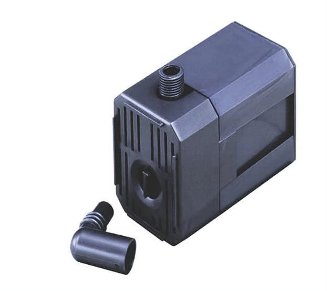 Black Plastic Magnetic Drive Fountain Pump with 10ft Cord