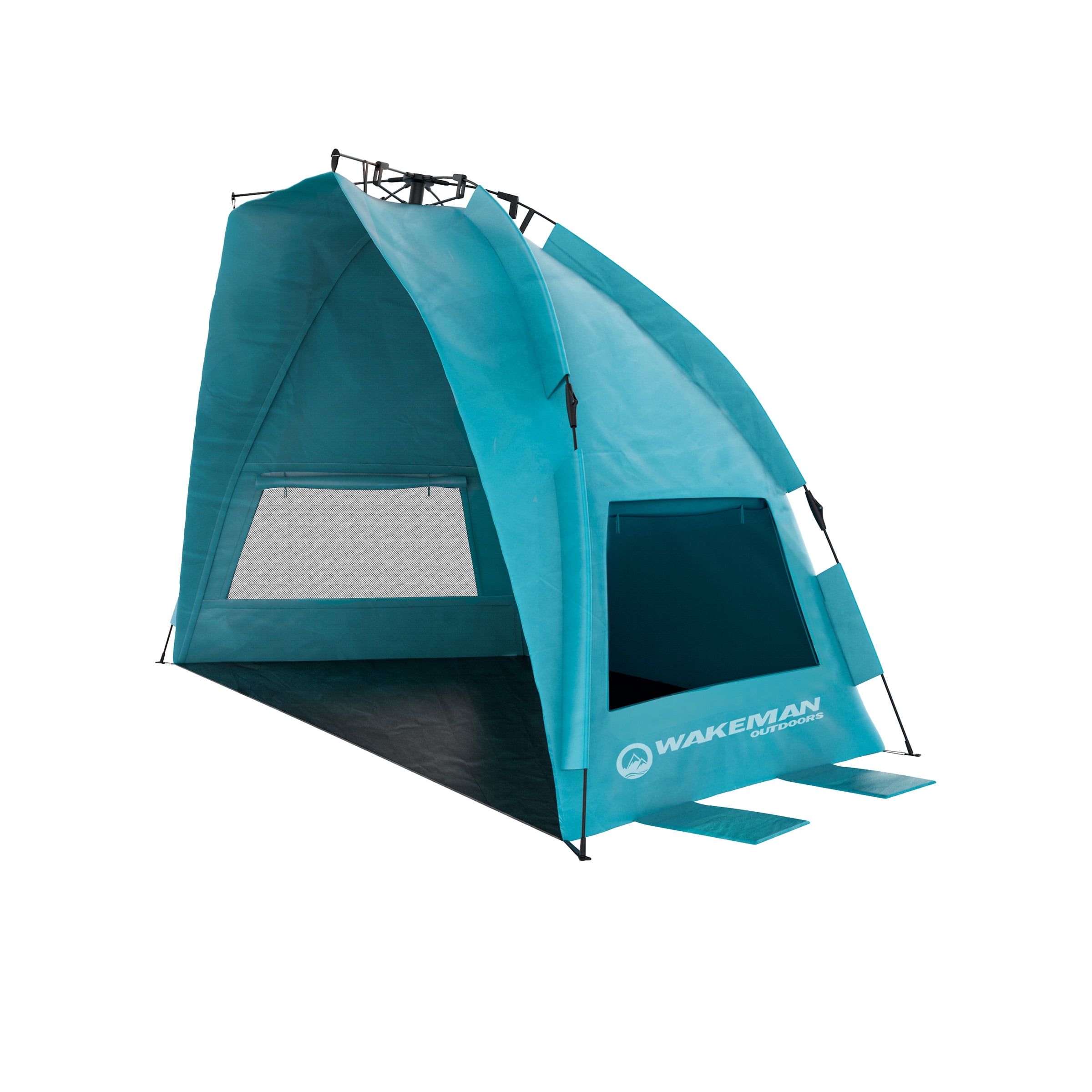 Turquoise 2-Person Pop-Up Beach Tent with Carry Bag