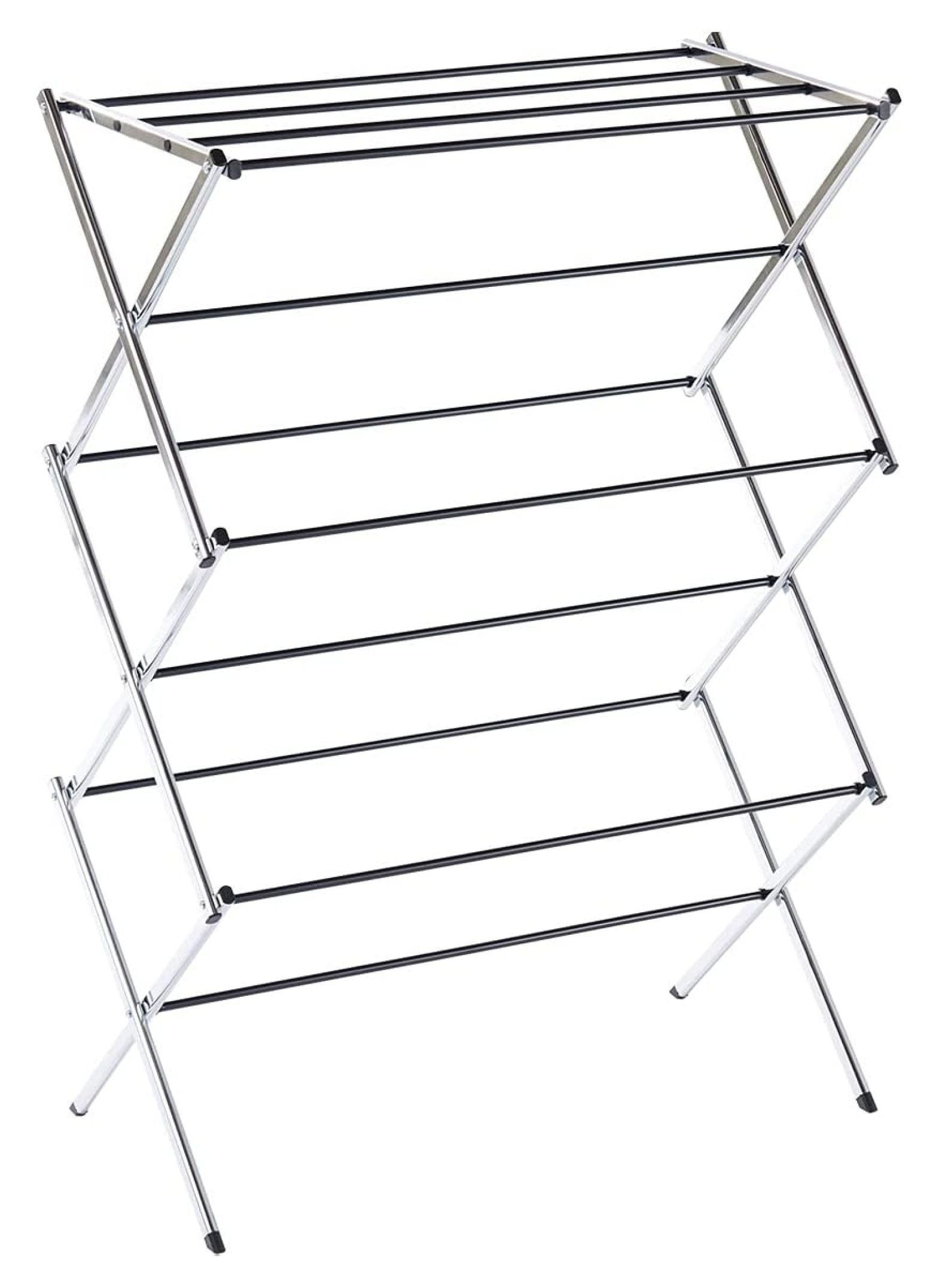 Chrome Foldable Metal Clothing Drying Rack