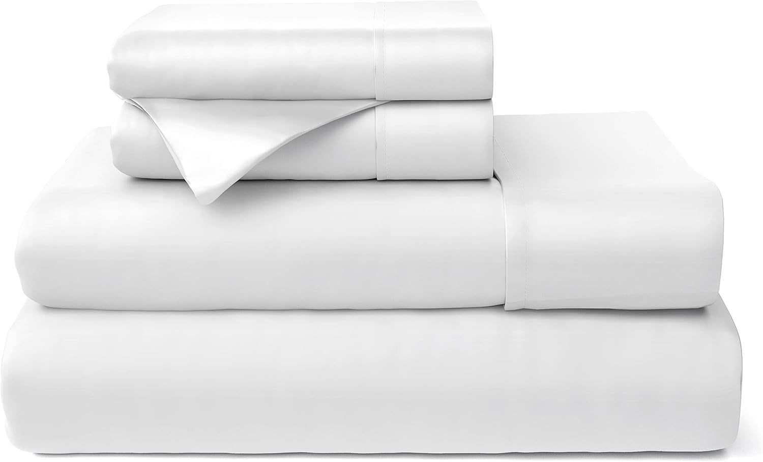 Twin Cream Bamboo Rayon Bed Sheet Set