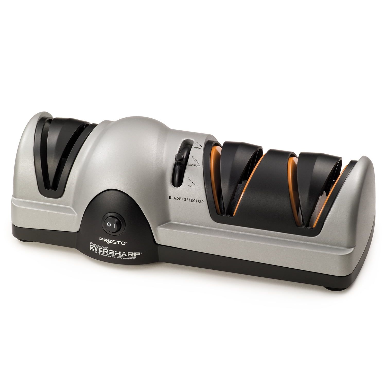 Presto Professional 3-Stage Electric Knife Sharpener, Gray