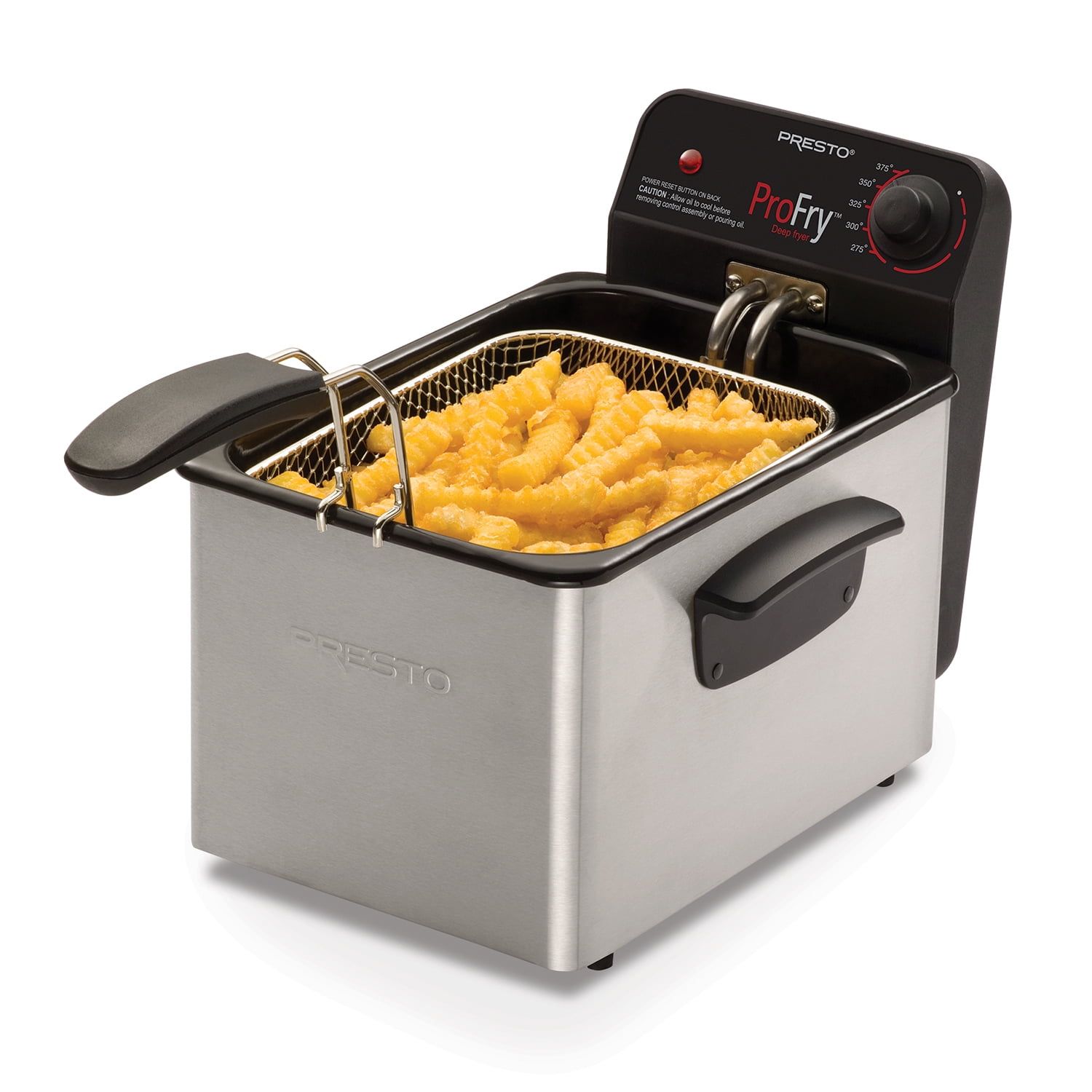 Stainless Steel Electric Deep Fryer with Immersion Element