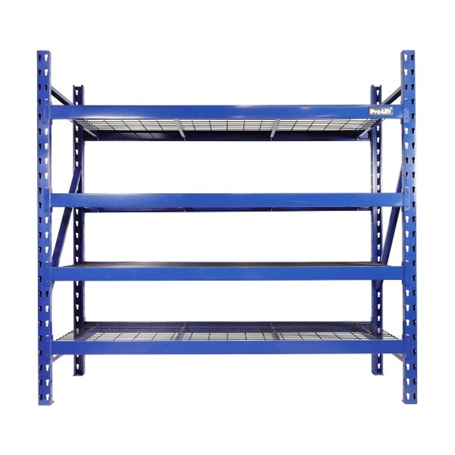 Pro-Lift Blue Heavy Duty 4-Tier Steel Garage Shelving Unit