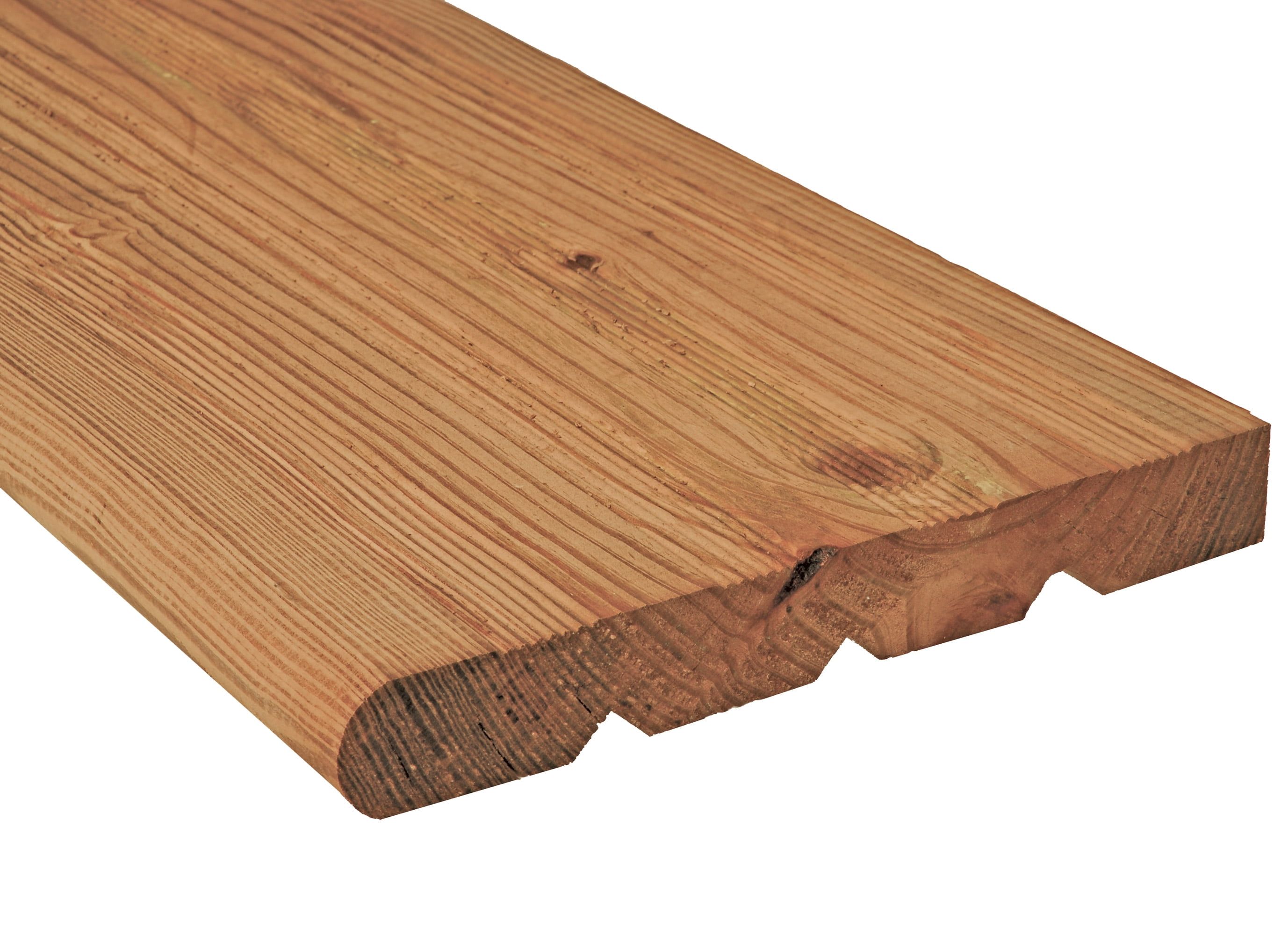 Cedar-Tone Pressure-Treated Wood Stair Tread, 2 in. x 12 in. x 4 ft.